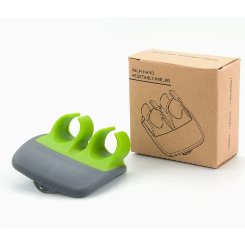 1 Peeler in Black Green Color with Rubber Finger Grip, Easy To Remove Fruit and Vegetable Peels, Quick Meal Preparation