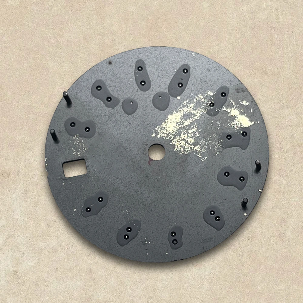 28.5mm S Logo New Sunburst Dial Fit NH35/NH36/4R/7S Japanese Movement Green Luminous High-Quality Watch Modification Accessories