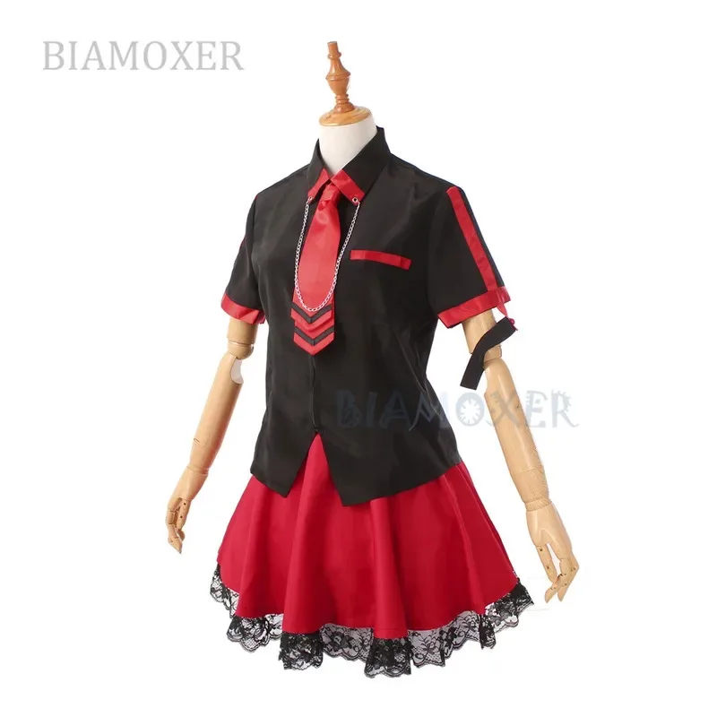 

25COS аниме Kisaragi Saya косплей костюм женский Хэллоуин косплей костюм униформа комплект одежды