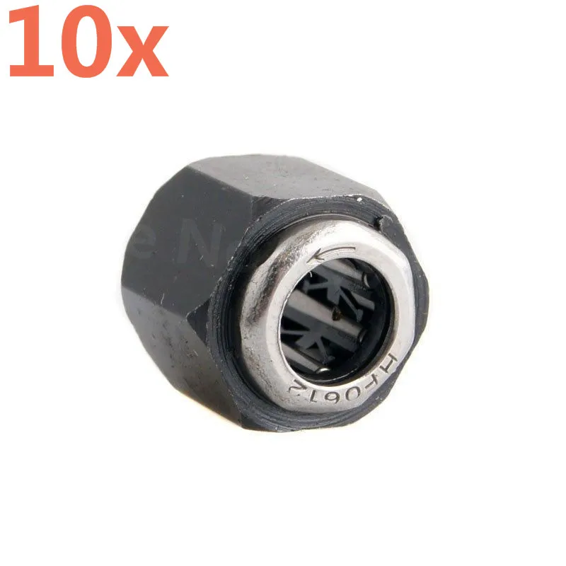 10Pcs/Lot 14mm Nut One-way Bearing R025 HSP for 1/10 Scale Models Hex VX 18 16 21 Engine Spare Parts Baja