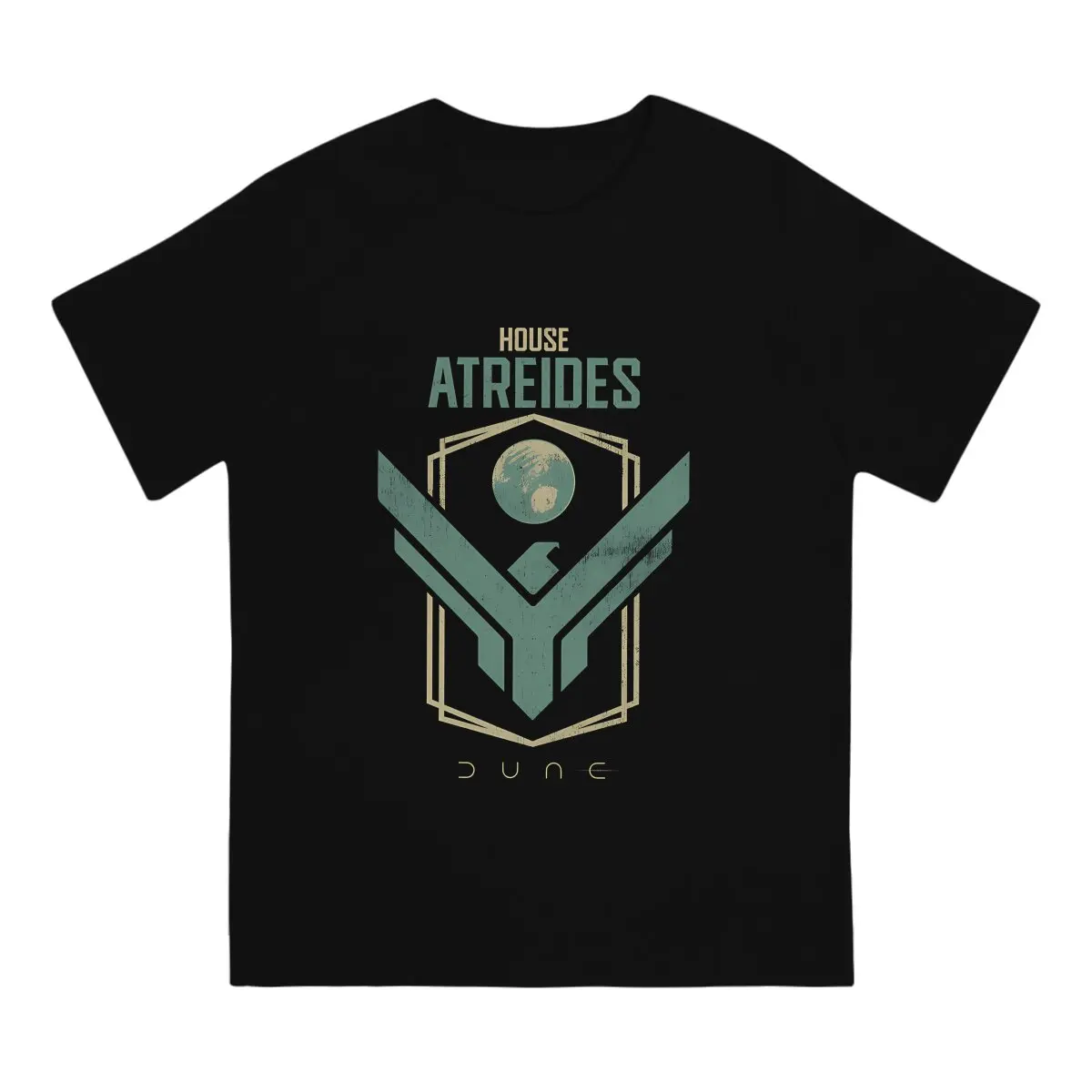 Tremendous T Shirts Men's  100% Cotton Novelty T-Shirt Round Collar Atreides symbol Tee Shirt Short Sleeve Tops Birthday Present