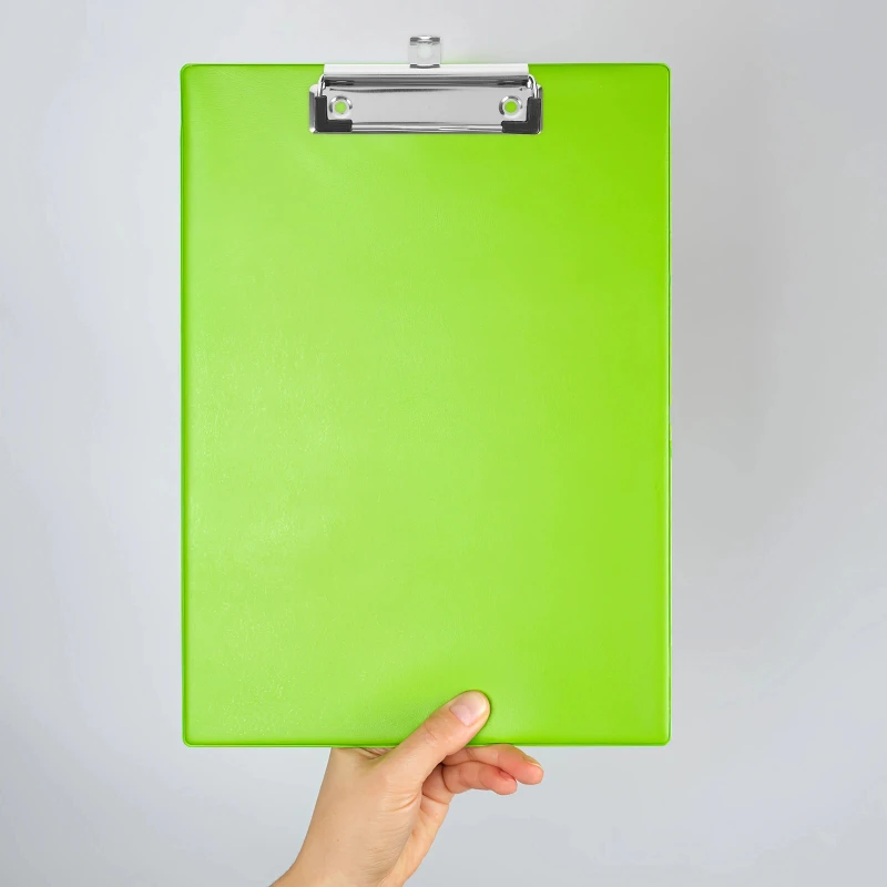 

5/10 Pcs Metal Plate Clip File Board Clips Write Multifunction Clipfolder Clipboard Office Supplies Silver for Paper