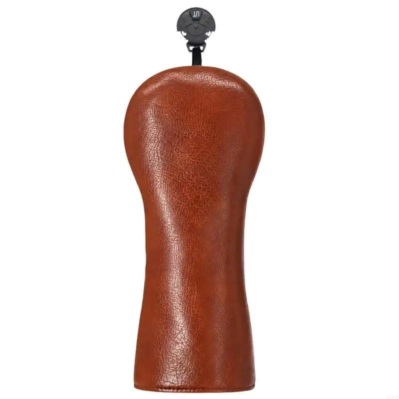 Golf Club Headcover with Full-Cover PU Exterior and Elasticized Opening for Golf Storage and Transport 69HD