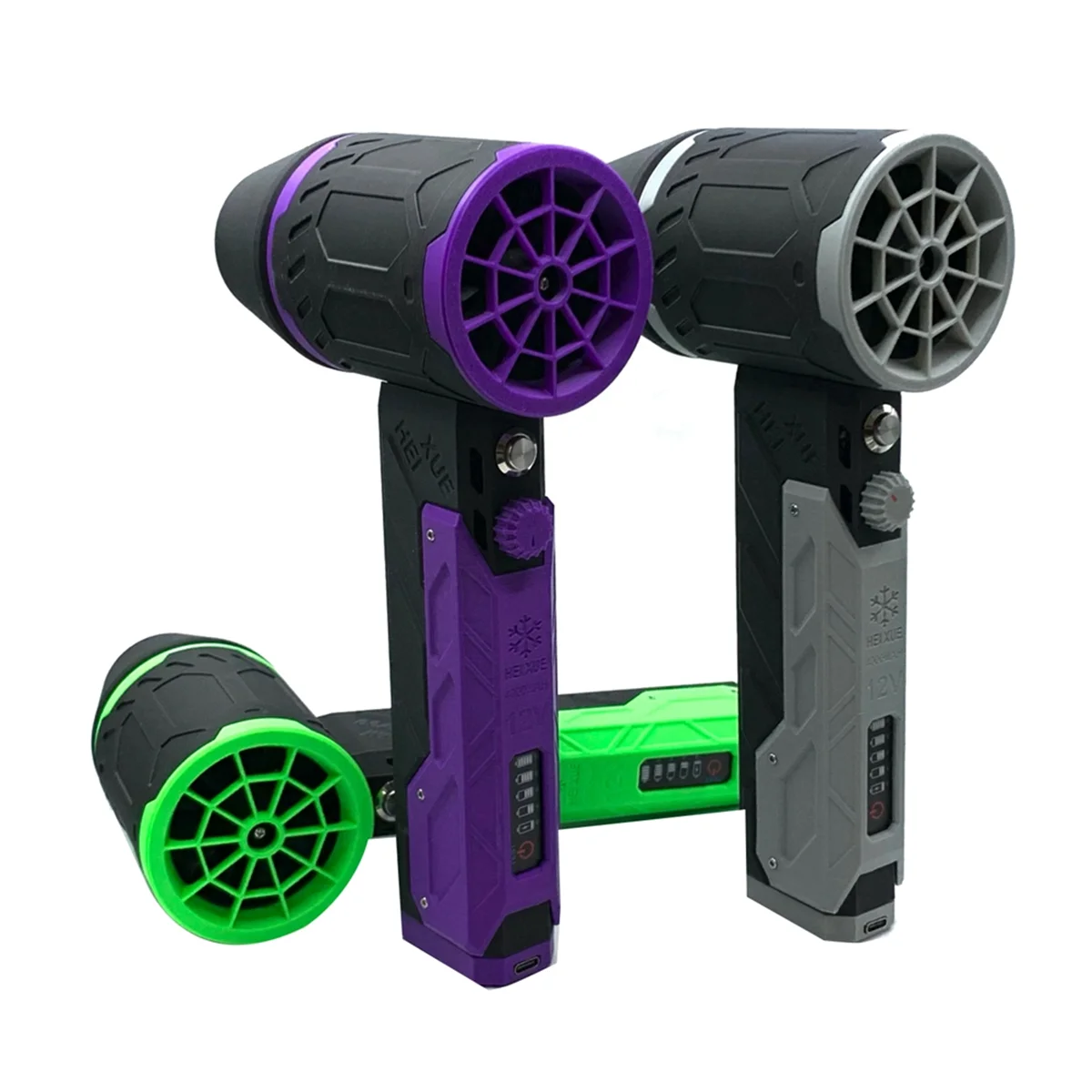

A82T-Turbo Jet Fan 50mm Brushless Motor Violent Fan Dust Blower Handheld Turbo Jet Fan 4000mAh Duct Fan for Car Cleaning