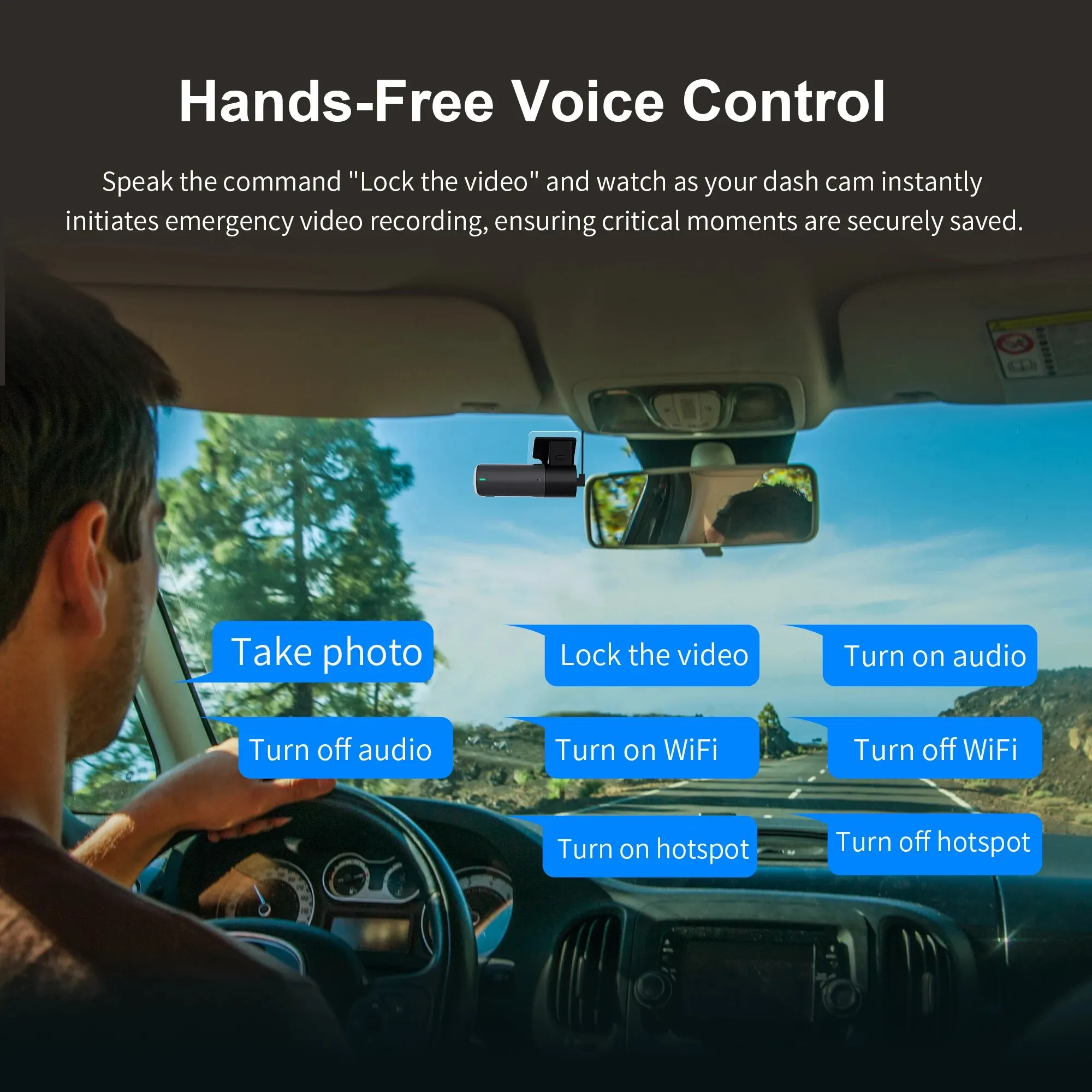 2K Dash Camera For Car DVR Dash Cam KAWA D5 Video Recorder Emergency Voice Control Night Vision WiFi APP Monitor WDR Dashcam
