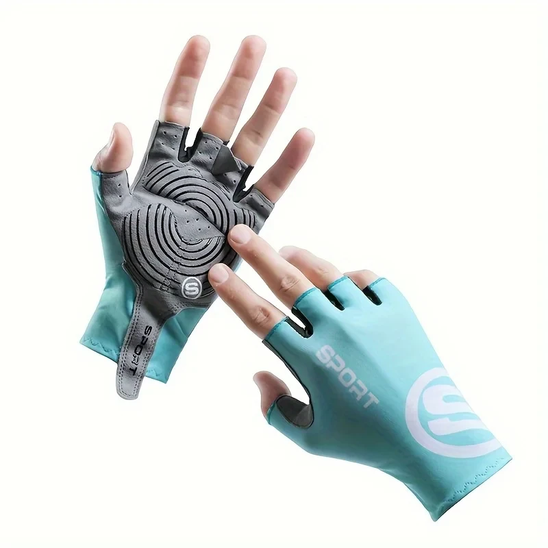 Cycling Gloves Half Fingers Bicycle Fingerless Summer Mountain Cycl Glove Men Woman for Sports Gym Fitness Fishing Bike Training