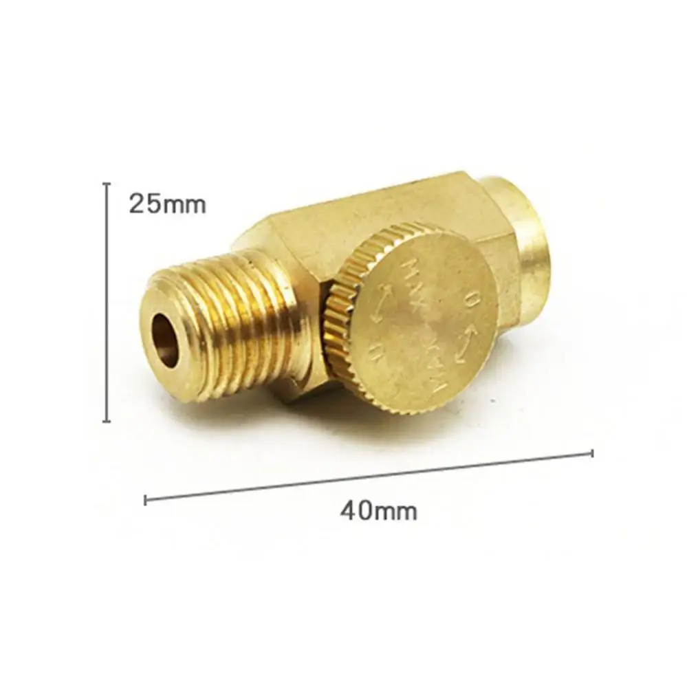 1/4 inch NPT Air Flow Regulator Control Valve Pneumatic Speed Regulation for Pneumatic Tools Air Conditioning Device