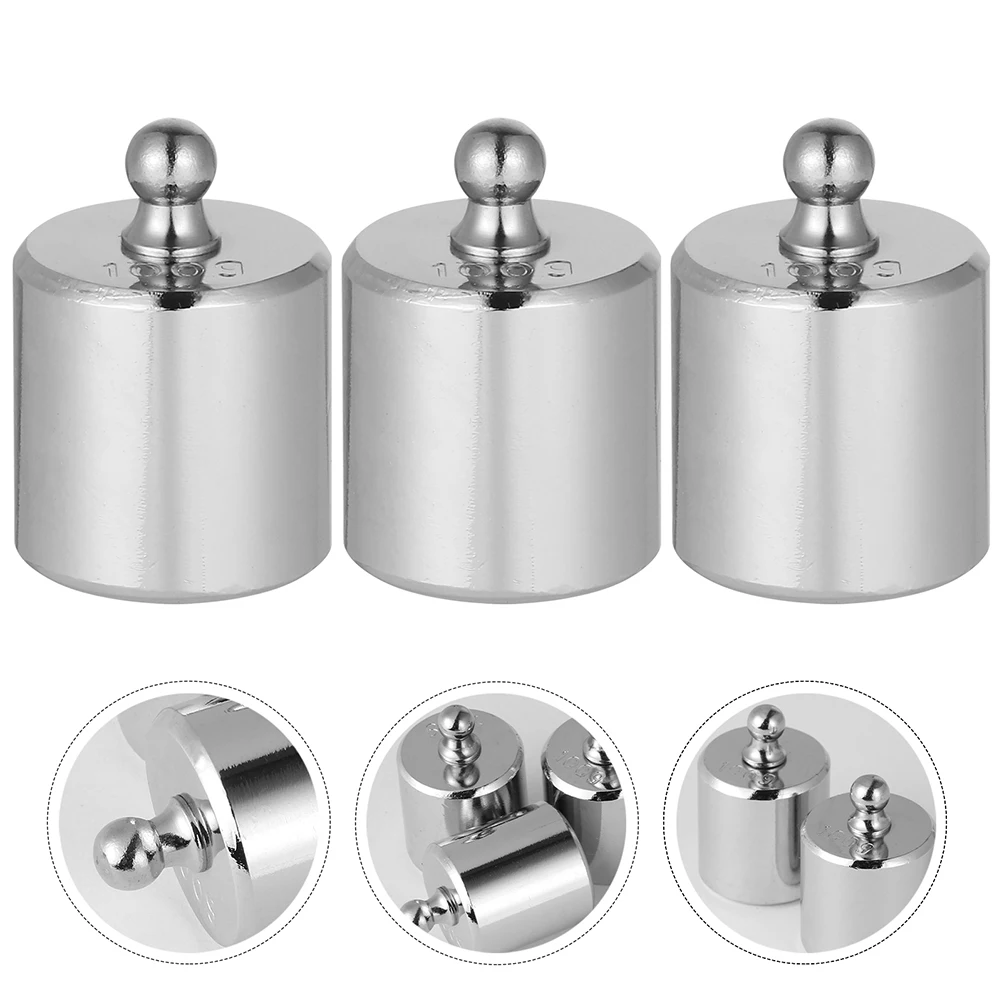 5 pezzi pesi di calibrazione 100g strumenti per bilancia digitale in acciaio inossidabile strumenti di equilibrio accessori per pesatura attrezzature didattiche