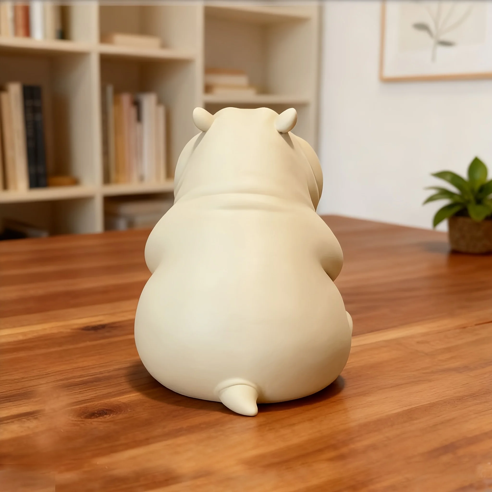 زخرفة لوحة القيادة فرس النهر الغاضب المطبوعة ثلاثية الأبعاد - ديكور بلاستيكي متين للهالوين وعيد الميلاد أو المكتب المنزلي أو الحفلات #4