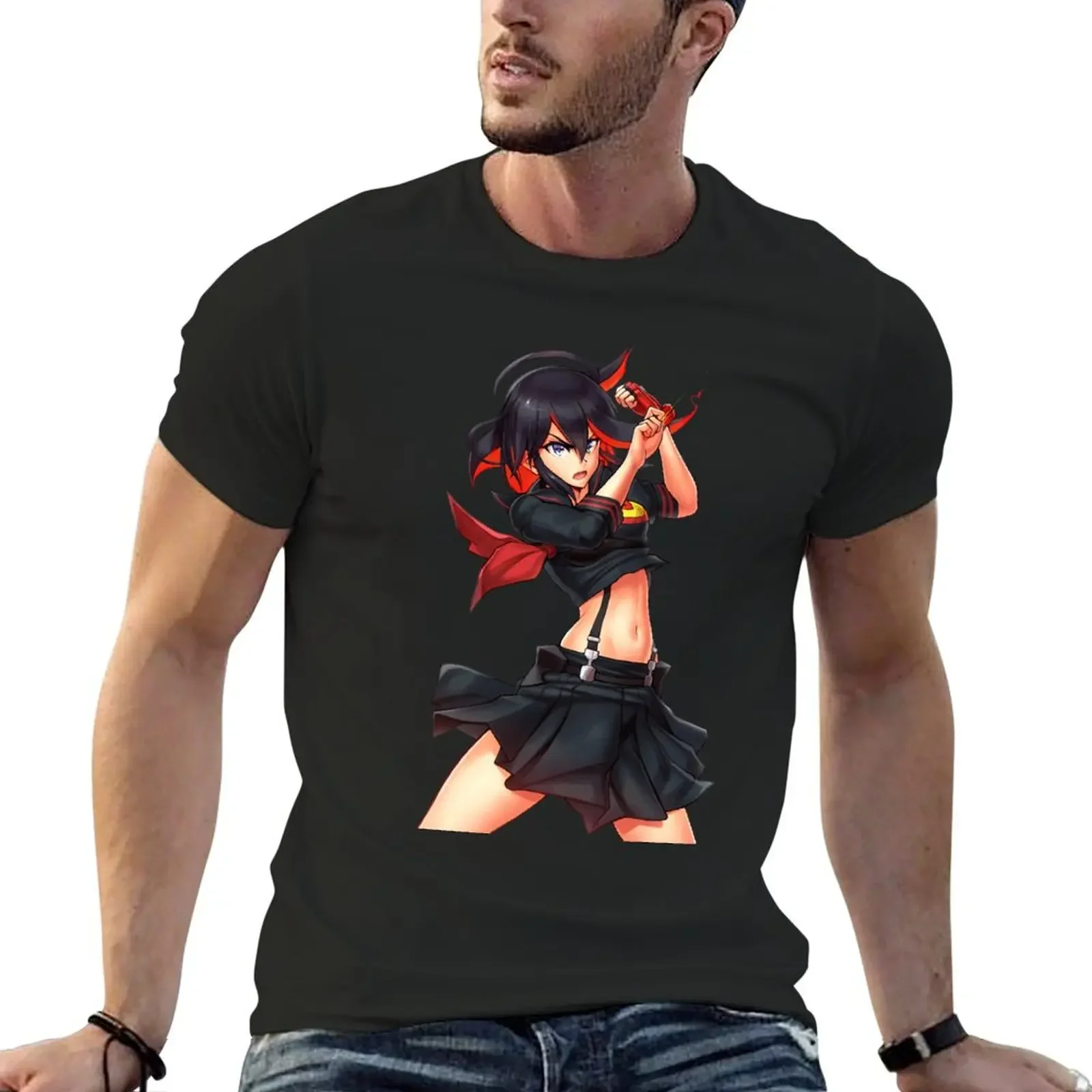 Ryuko Matoi 2019 T-Shirt vintage clothes summer top blacks t shirts for men graphic