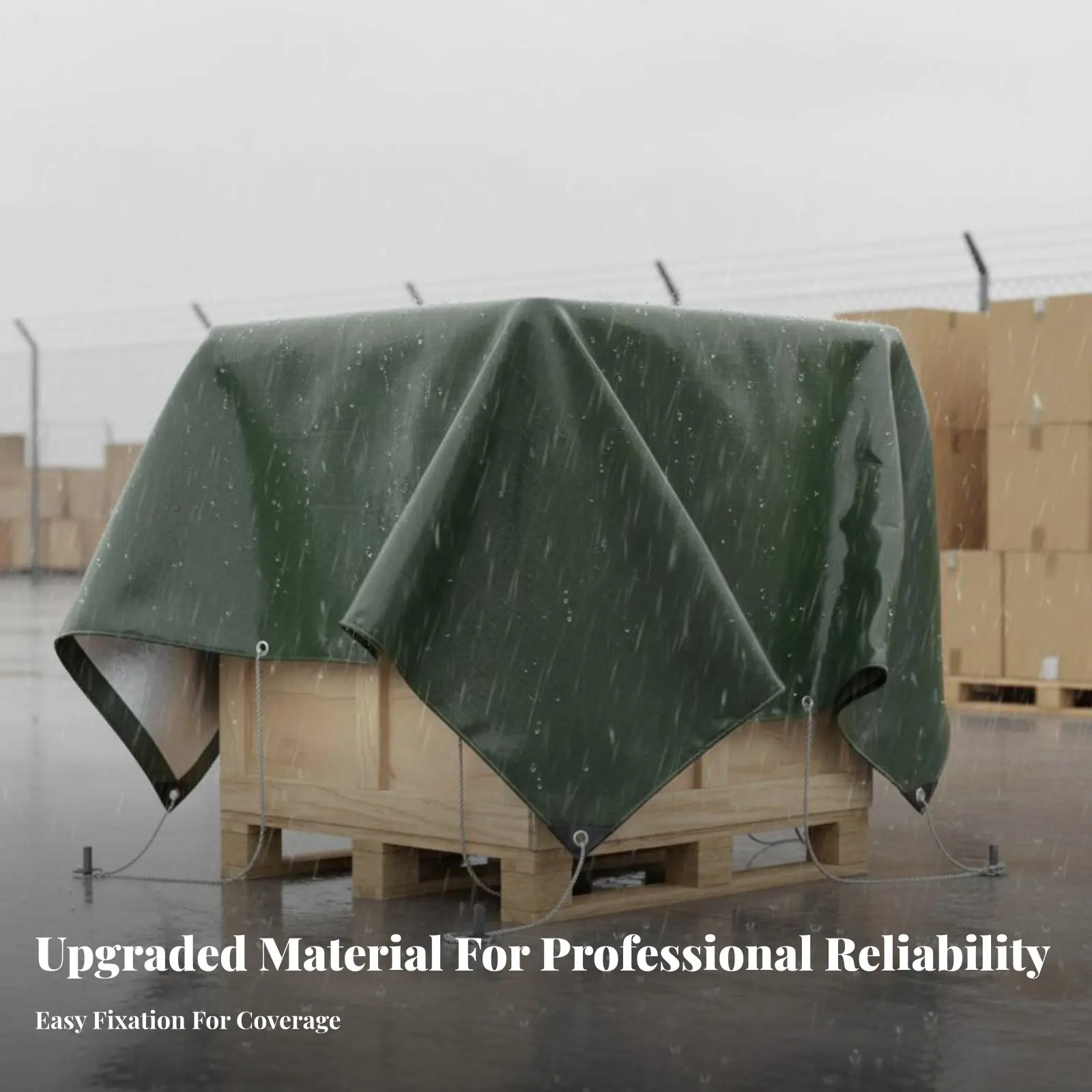 

Waterproof Plastic Tarp Sunproof Sturdy Duty Tarp Waterproof Plastic Sheet Tarpaulin Reversible for Vehicle Bed