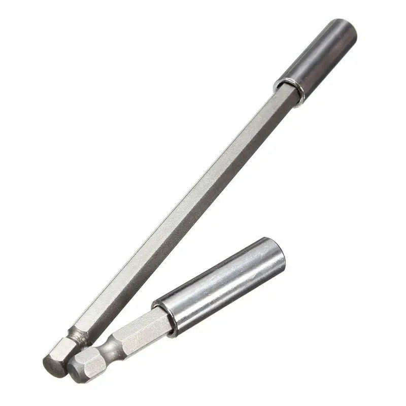 2 Pçs/set 1/4 Polegada Hex Suporte de Bit Magnético 60/150Mm Barras de Chave de Fenda Extensão de Energia Broca Driver