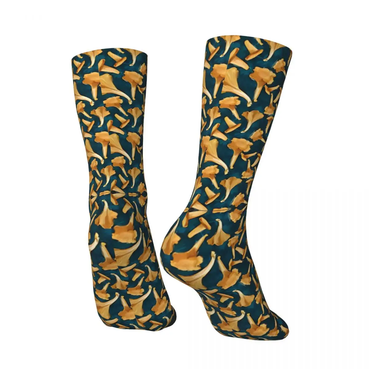 Calcetines divertidos con patrón de setas, calcetines antideslizantes de invierno, calcetines suaves cálidos para parejas al aire libre