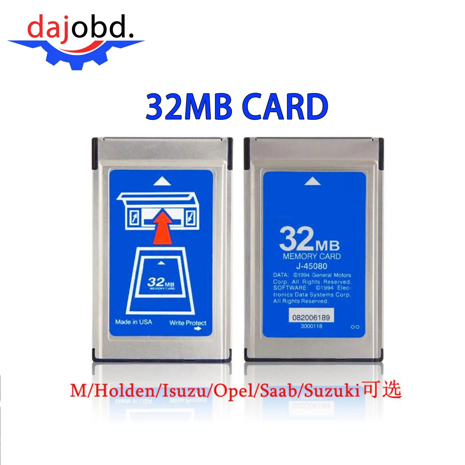 For GMS TE-H2 32MB Card fOR GMS/OPEL/SAAB/ISUZU/SUZUKIHolde Multi-language available