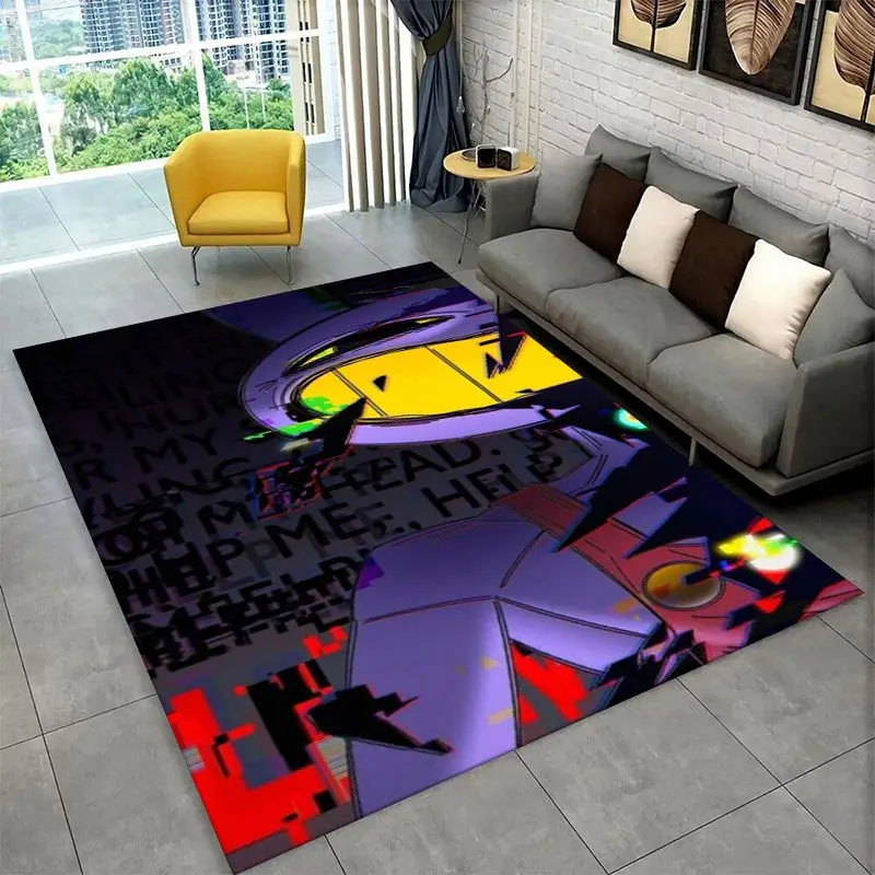 Cartoon Amizing Digtal Circus Pomni Non-Slip Area Rug for Living Room,Bedroom,Playroom,Carpet Floor Mat Home Decor Rug  Room