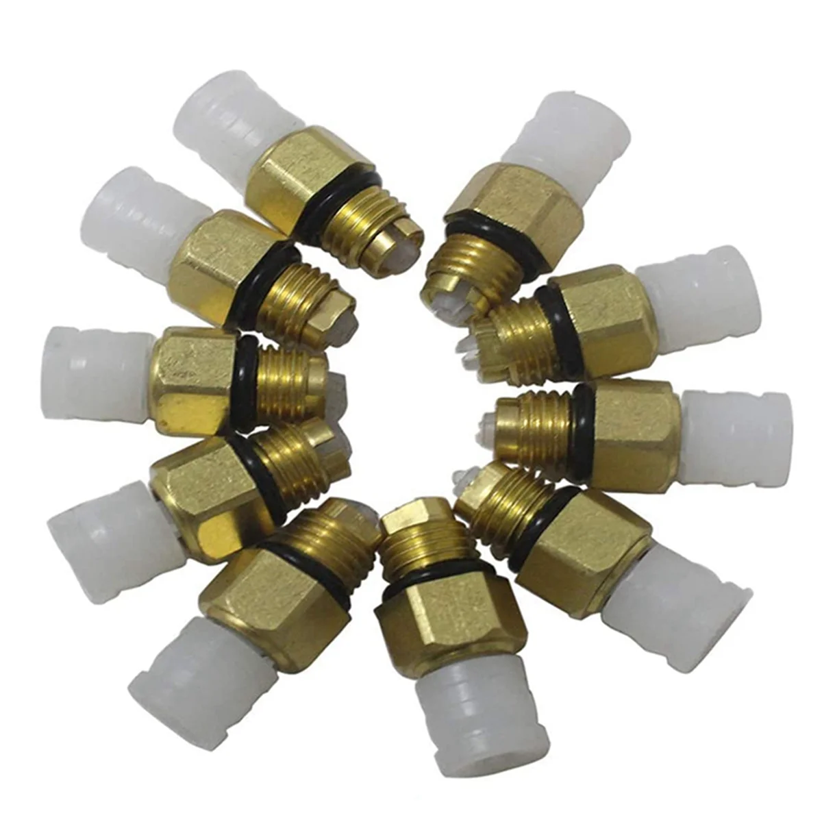 10Pcs M8 for Mercedes-Ben W164 W212 Air Suspension Line Hose Connector Fitting 1643204613 1643204413