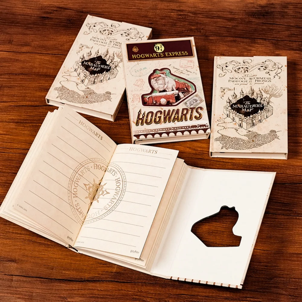 هاري بوتر غلاف فني دفتر مخطط ورقة مذكرات جدول الأعمال السنوي الشهري دفاتر طالب المدرسة التخطيط القرطاسية الهدايا