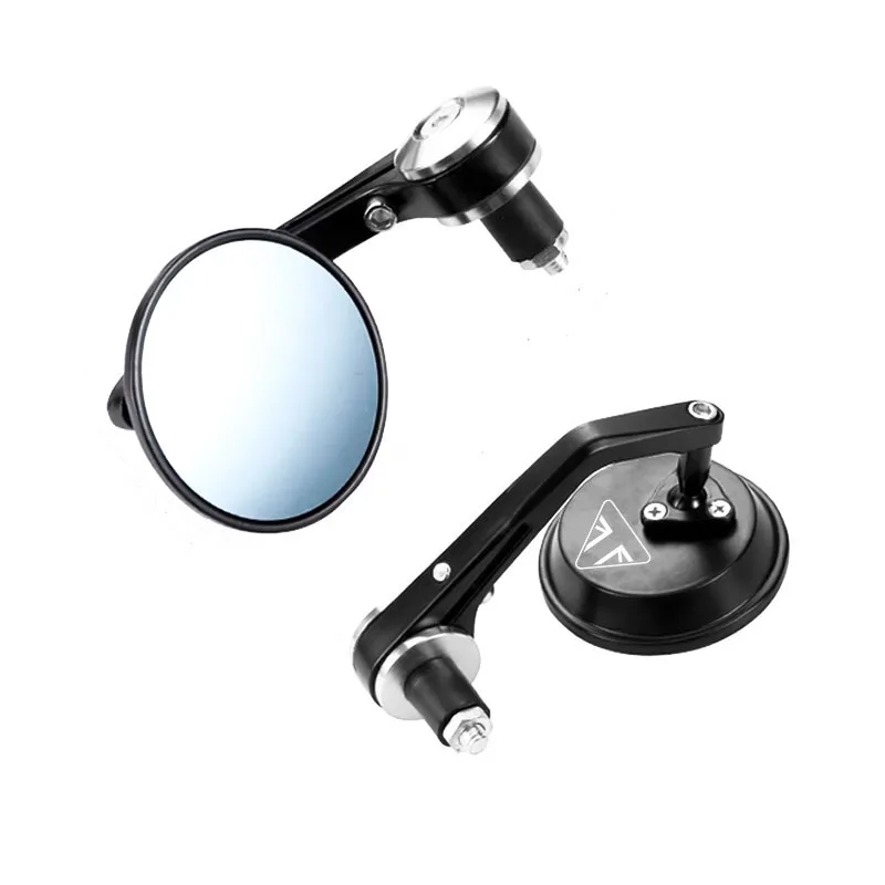 For TRIUMPH SPEED FOUR 600 Speed Triple R RS S TWIN SPEEDMASTER Motorcycle Bar End Mirrors Retro Handlebar Tip Rearview CNC