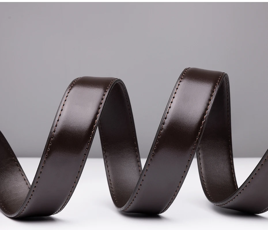 Maikun Fashion Echtes Leder herren Gürtel Legierung Pin Schnalle Casual Gürtel Große Größe Business Gürtel Für Männer – Detail 4