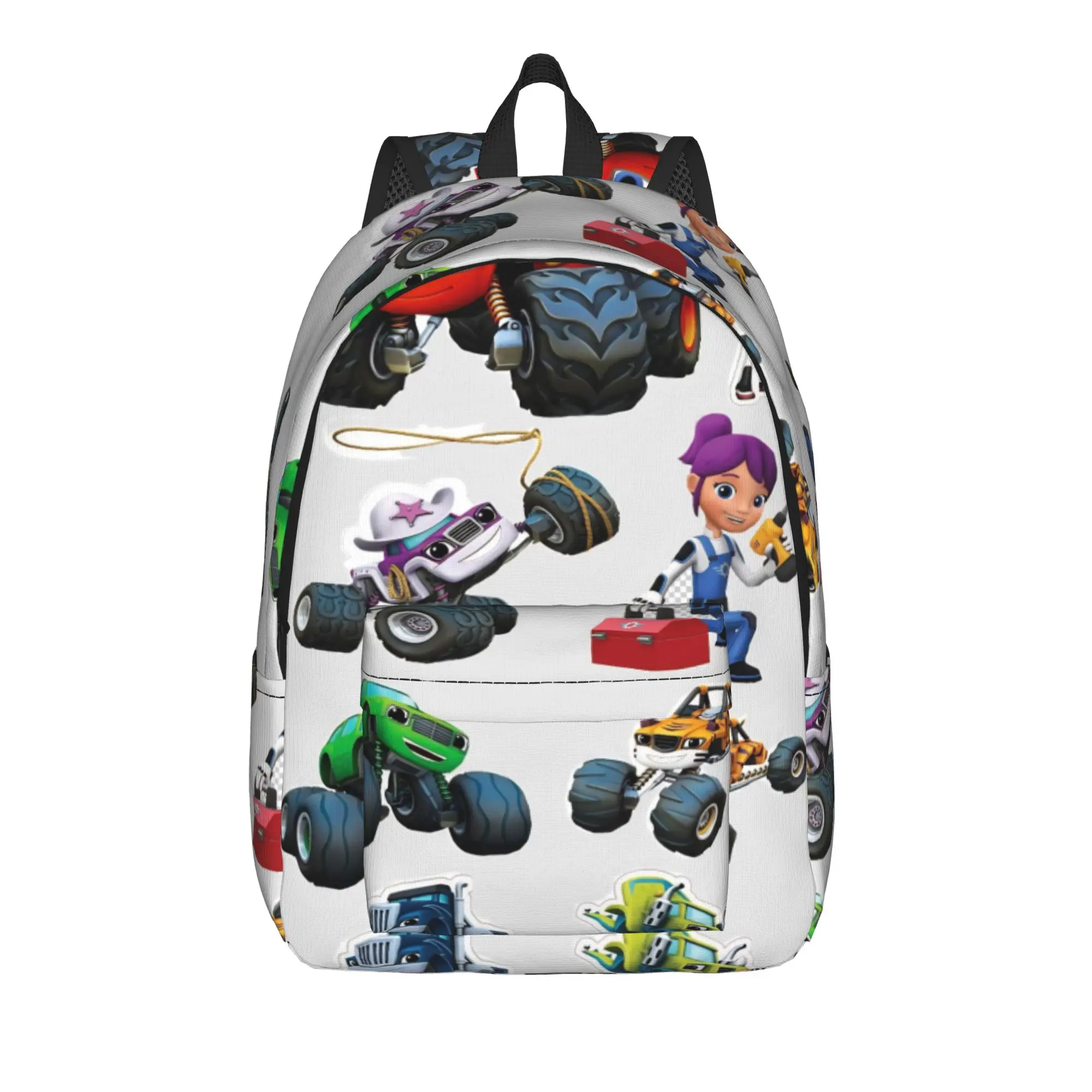 Blaze and the Monster Machines Fashion Backpack Sports Student Work  Daypack for Men Women Laptop Shoulder Bag