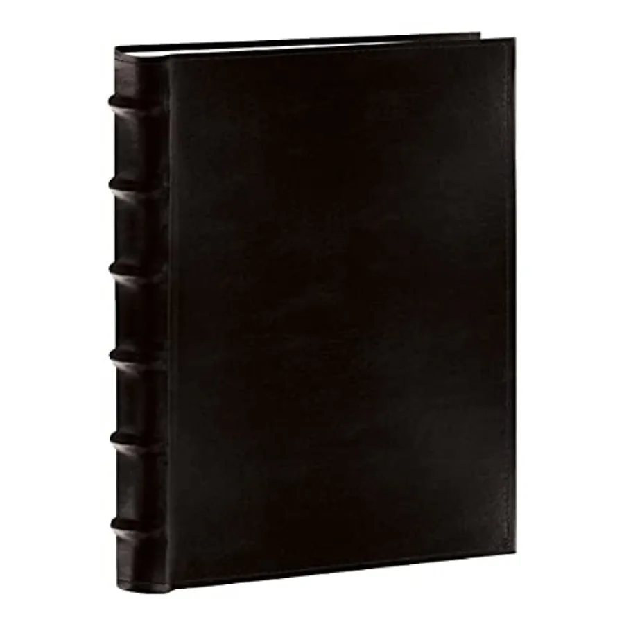 

Pioneer Sewn Bonded Leather BookBound Bi-Directional Holds 300 " s 3 Per Page. Color
