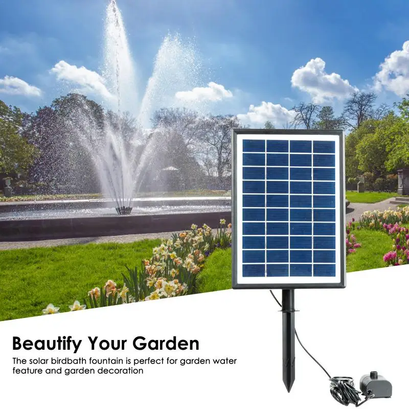 

Solar Water Fountain 7W Solar Fountain Kit Solar Panel Free Standing Floating Solar Powered Water Fountain Pump With 12 Nozzle