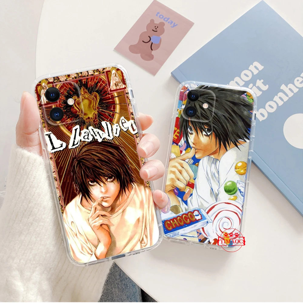 Funda blanda de Anime Death Note 57TY para Moto G9 Powe One Pro E12 E22I E22 G52 G42 G32 G22 G23 Z2 Z Play P40 P30 Edge 30