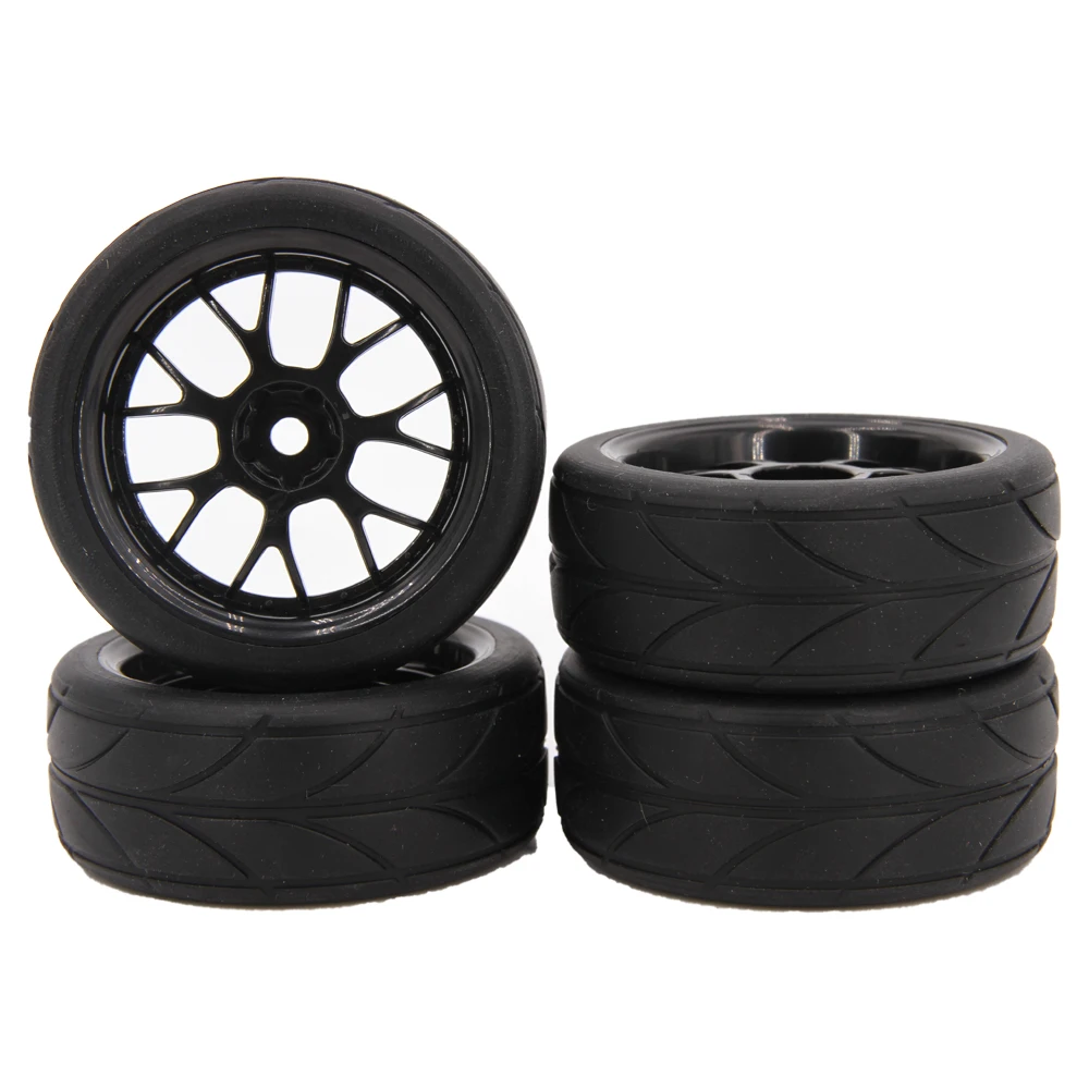 1,9 Zoll 65 mm Radreifen Reifen 12 mm Sechskant blaue Felge langlebiges Gummi für 1/10 1/12 1/14 RC Car Racing Wettbewerbsfähiges Wltoys 144001 – Detail 12