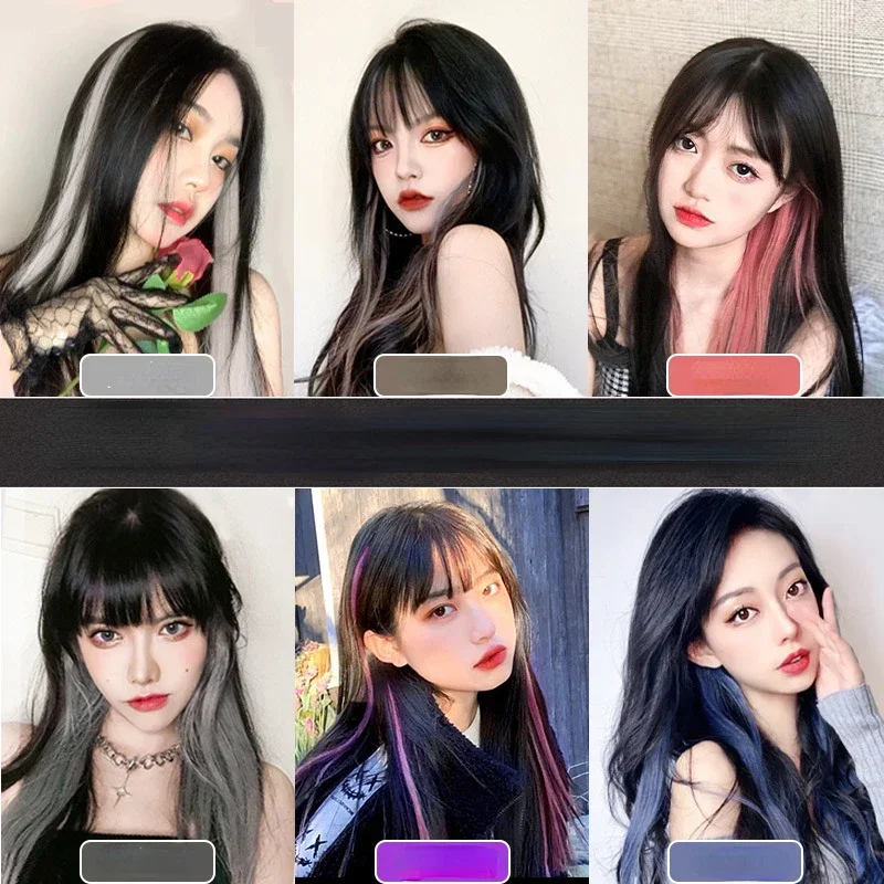 60cm Long Straight Hanging Ear Wig Clip Synthetic Clip In Hairpiece Accessories Hairpiece Hairpin