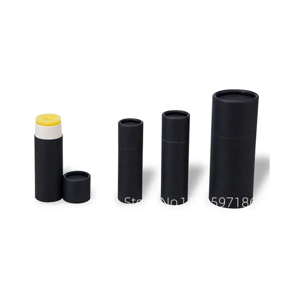 5g/12g/17g/35g/61g/75g Lipstick Tubes Lip Balm Kraft Paper Tube Empty Degradable Cosmetic Containers Solid Deodorant Paste Tube