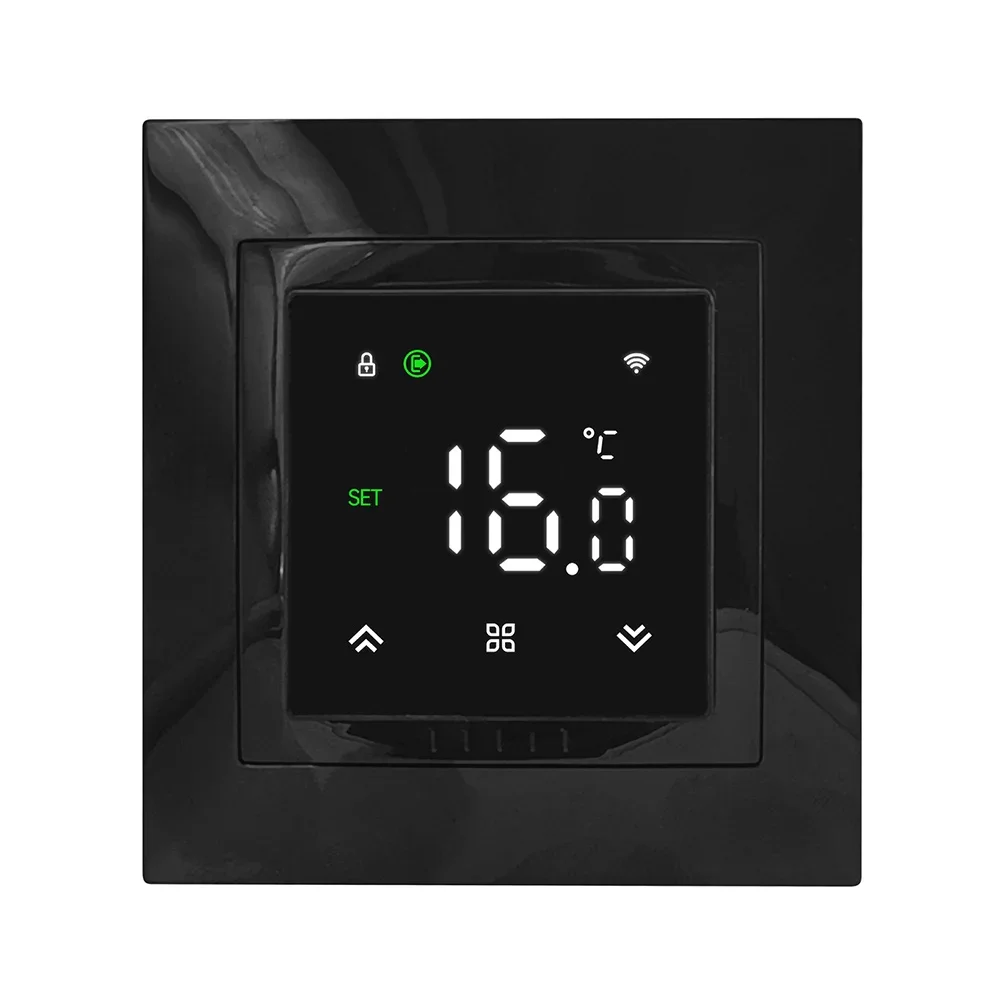 Underfloor Heating Thermostat WIFI Smart Controller with Weekly Programming and Child Safety Lock for Electric Heat