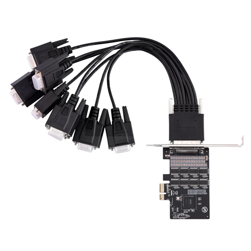 

PCIE To 8-Port RS232 PCIE To Multi-Serial Card RS232 Industrial PCI-Express I/O Card