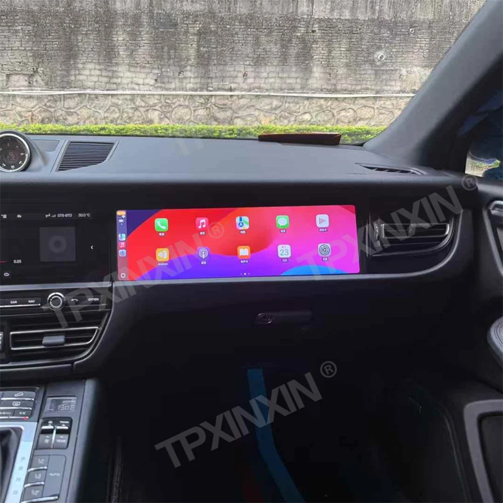 Upgrade HD Touch Screen For Porsche Macan 2018-2025 Car Radio CarPlay GPS Navi Co-pilot Entertainment Screen Passenger Head Unit