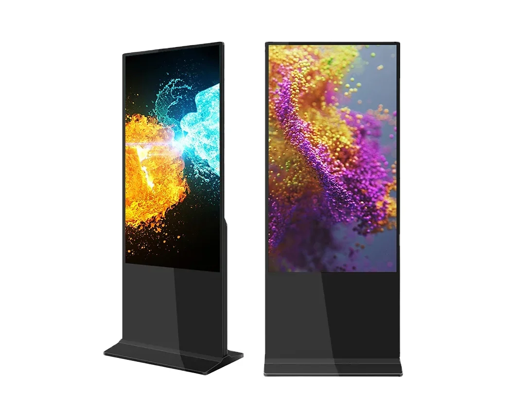 32 43 46 49 50 75 85 100inch floor standing Advertising Player Android  advertising display with screen