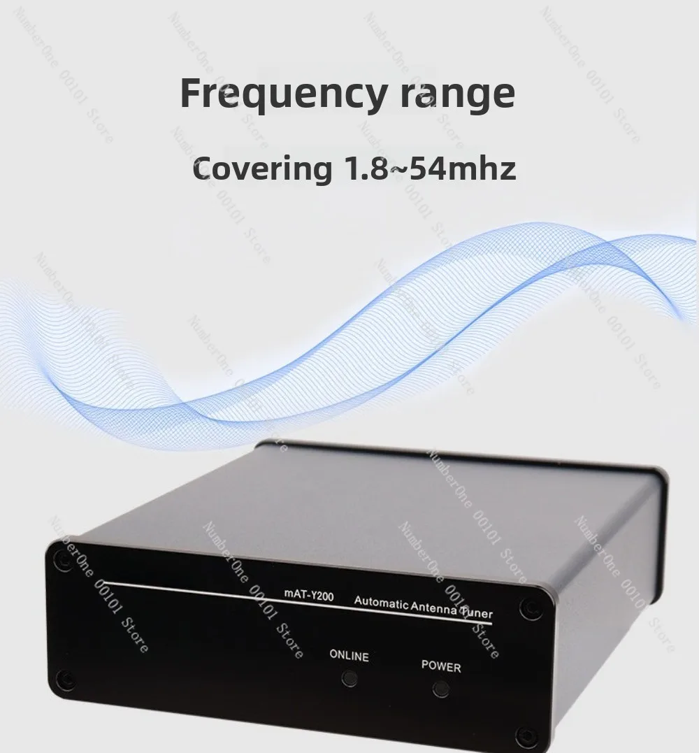 MAT-Y200 200W 1.8-54MHz MAT-TUNER Automatic Antenna Tuner Shortwave Antenna Tuner For FT-891 FT-991A FTDX10