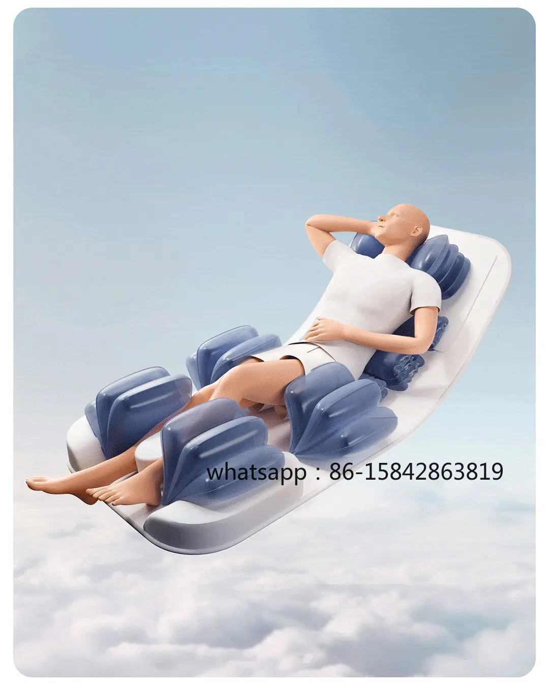 U9MAX Multifunctional Electric Massage Mattress Cervical Waist Kneading Cushion