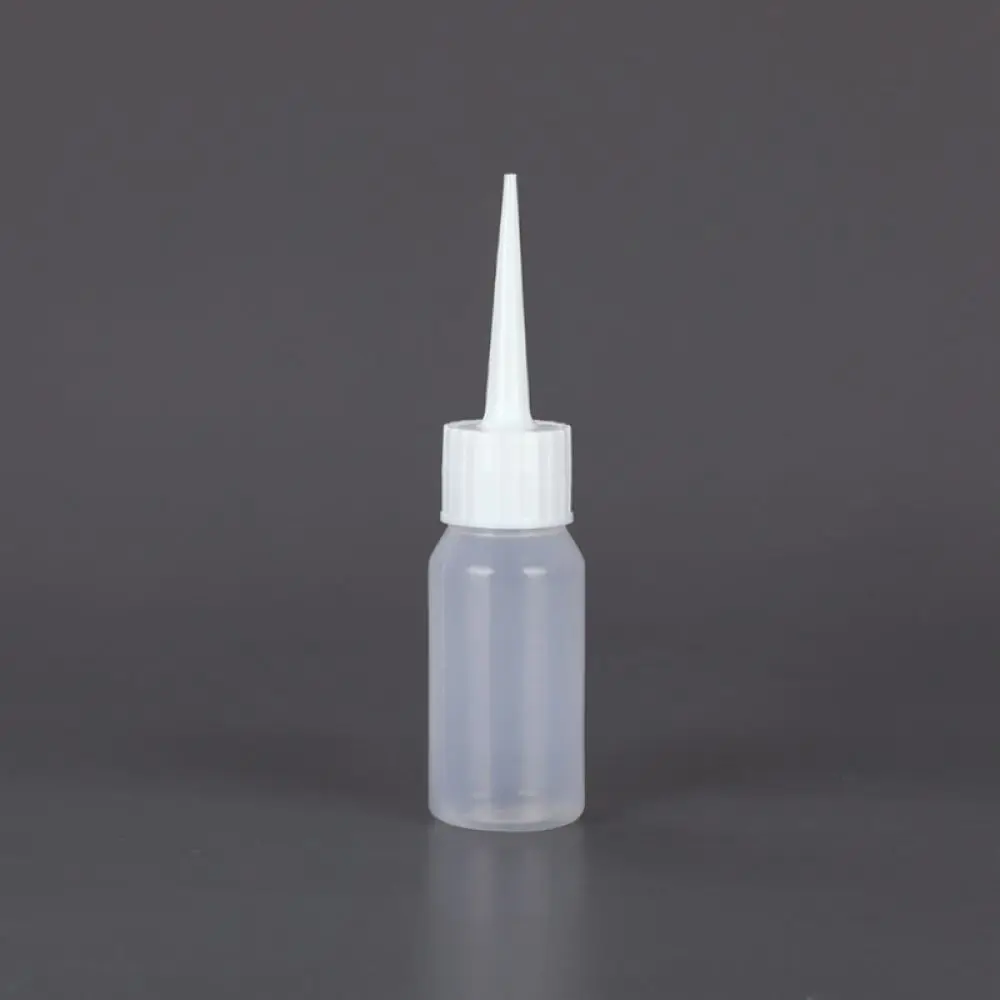 Portable Pe Plastic Dispenser Bottle With Pointed Tip For Grout Glue Oil Lubricant Pigment Precise Application Tool Leak Proof