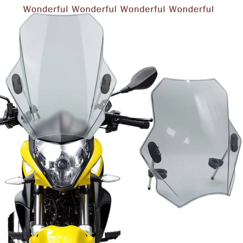 Universal For MT07 MT09 Windshield Covers Motorcycle Windscreen Adjustable Windscreen For CBR600RR CB1000R GXSR 600 750