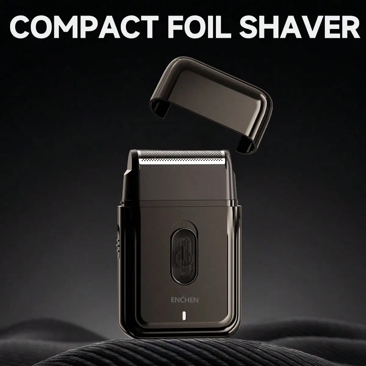 MS003 Portable Foil Shaver for Men, Compact Powerful Electric Razor, USB Rechargeable Travel Shaver, On-The-Go Grooming Tool, Cordless Lightweight Facial Shaver for Daily Beard Trimming, Home & Outdoor Use