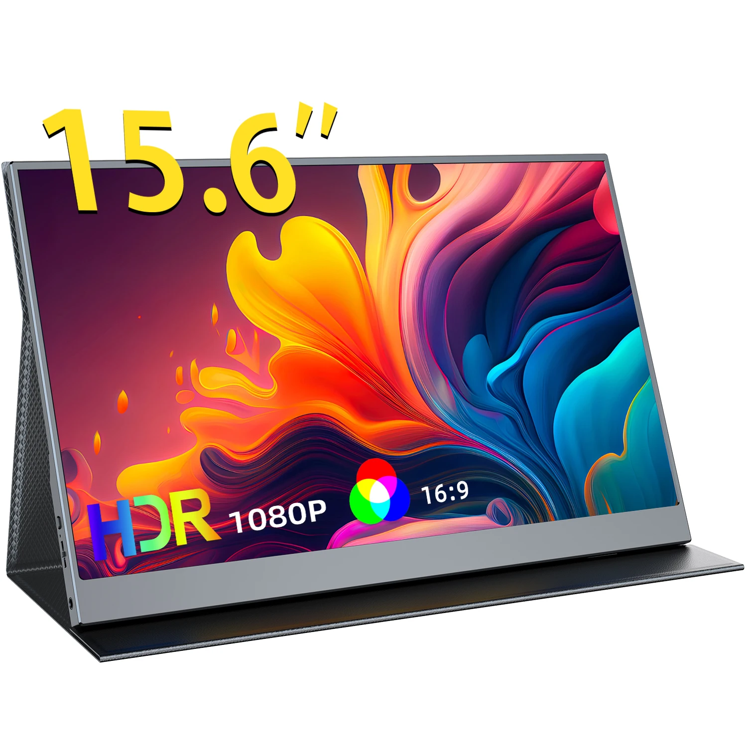 

UPERFECT15.6" Portable Monitor FHD 60HZ IPS Screen Travel Gaming Computer Extend Display For Phone Laptop Switch PS4 PS5 Xbox