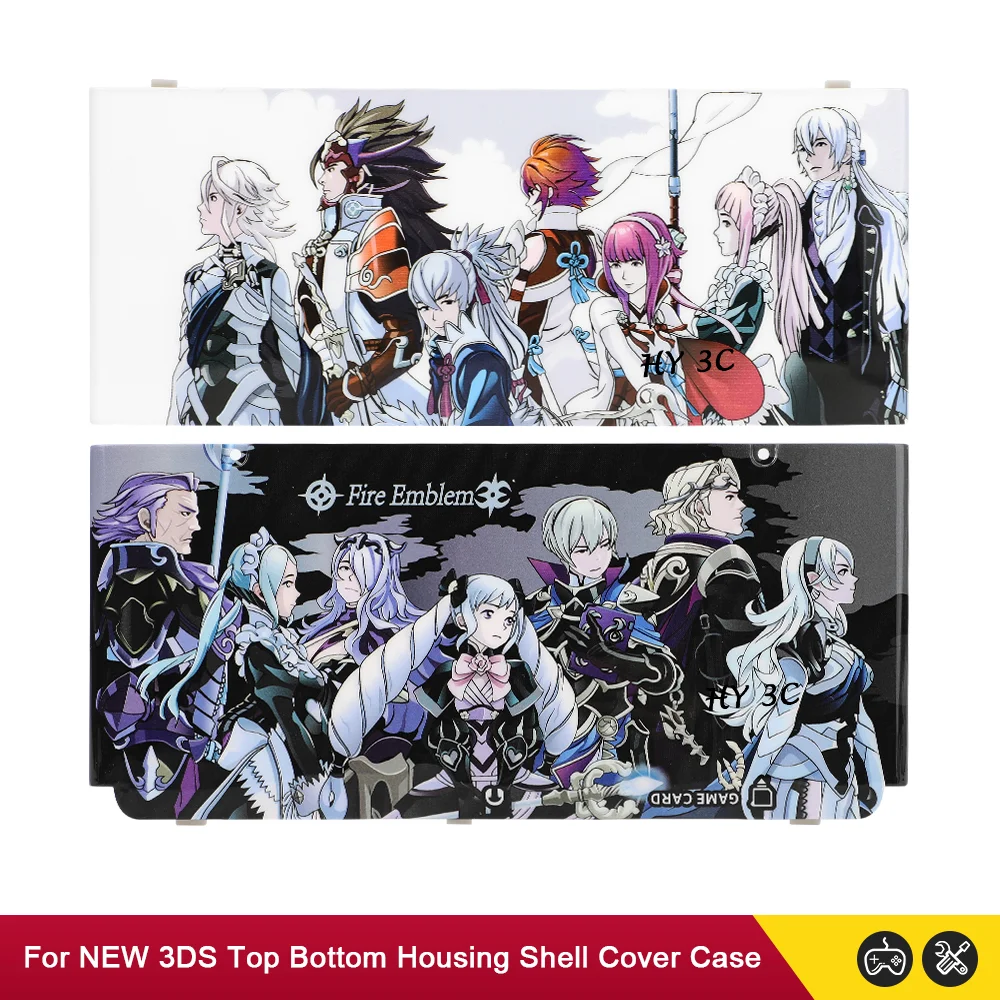 إصدار محدود للإصدار الجديد 3DS ، لوحات الواجهة الأمامية والخلفية ، غطاء البطارية العلوية والخلفية ، غطاء غلاف ، انخفاض الشحن