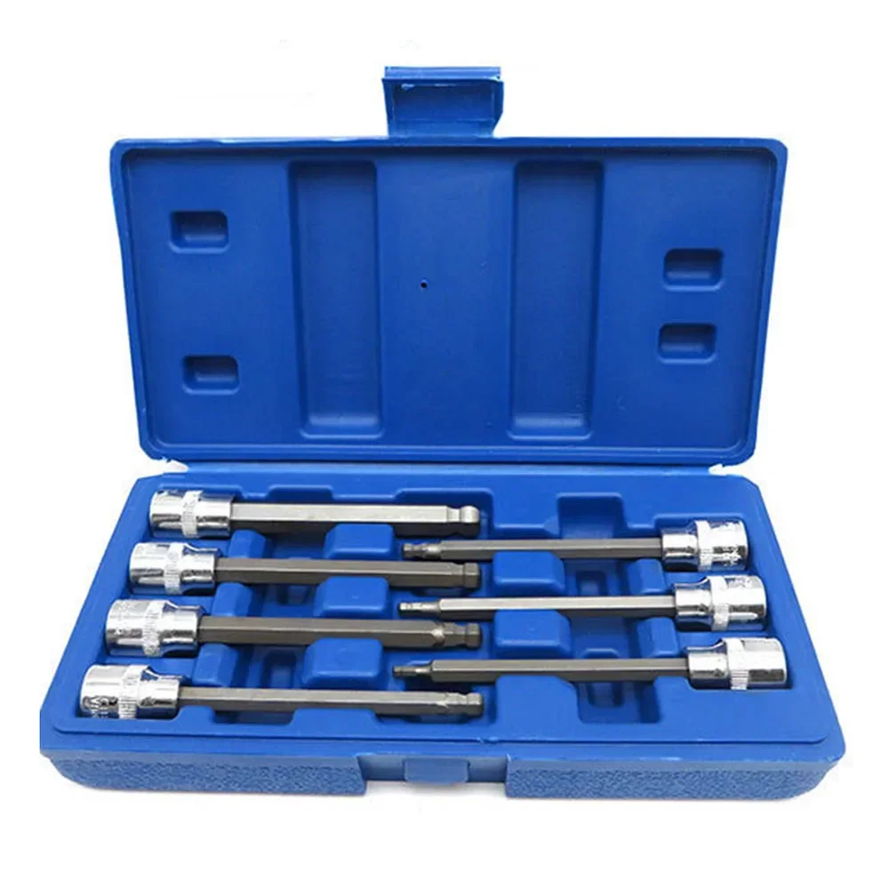 Imagem -06 - Soquete Chave Barra de Extensão Adaptador Quadrado Impact Drill Bits Ball End Hexagon Sockets Pol 8in 110 mm Pcs