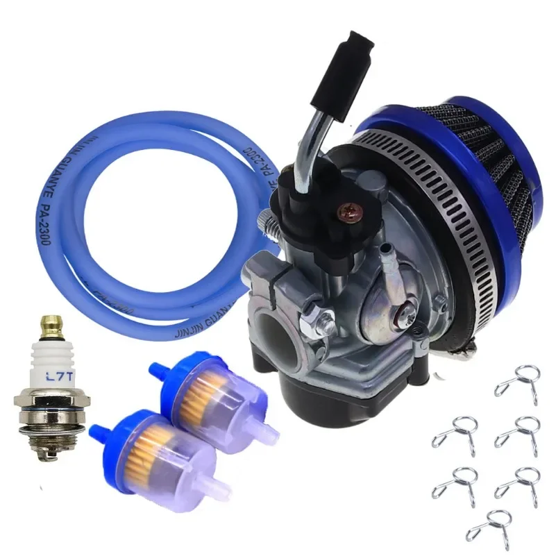 Racing Carburetor 2 Stroke 49cc 50cc 66cc 80cc 100cc W/ Air Filter For   Engine Gas Motor Motorized Bicycle Scooter Moped