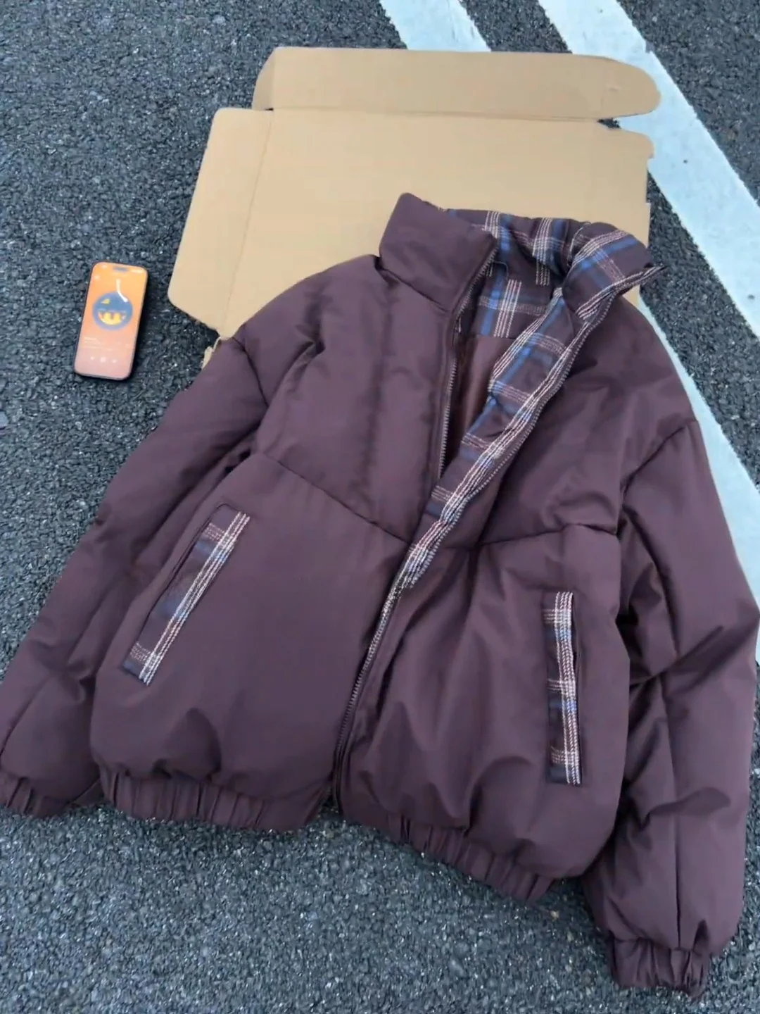 

Мужская зимняя теплая куртка из утолщенного хлопка в клетку с цветовыми блоками, свободного кроя, повседневная, в стиле ретро, американский стиль