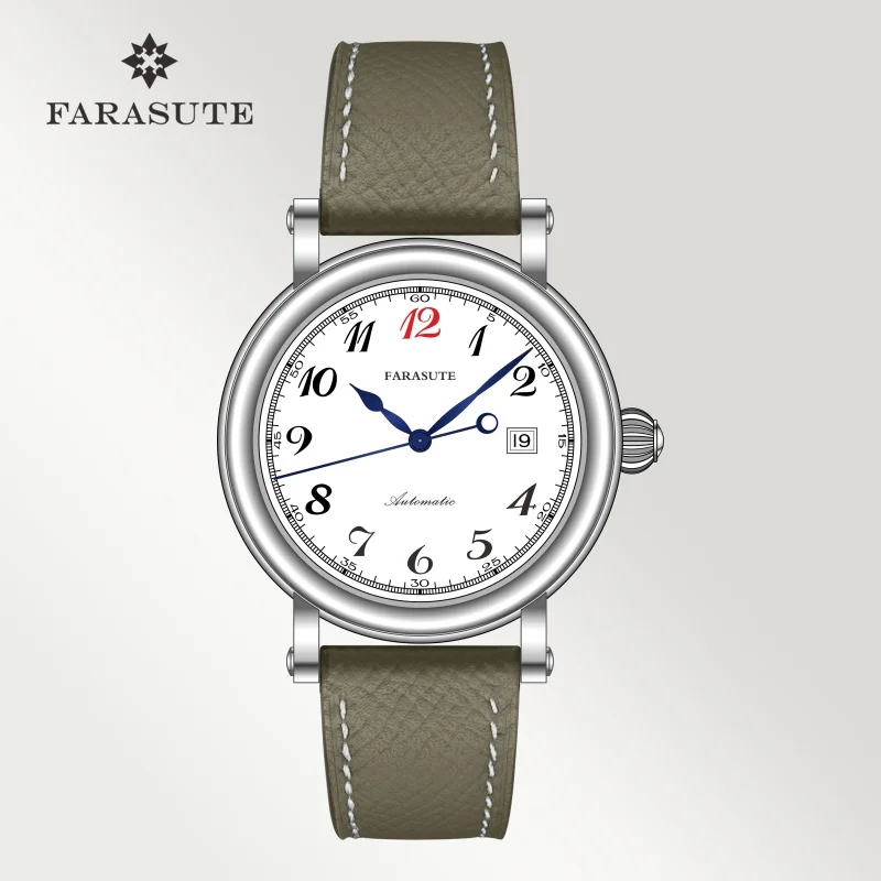 

FARASUTE Japan MIYOTA 8215 Movement Automatic Mechanical Wristwatch Fashion Sapphire Stainless Steel 5Bar Waterproof Watch Men