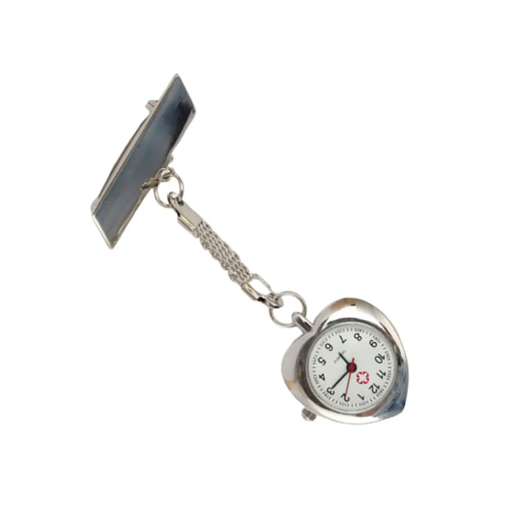 

Heart Shaped Nurse Pocket Watch Durable Lightweight Accurate Timekeeping Portable Watches for Nurses Doctors Gifts Hanging