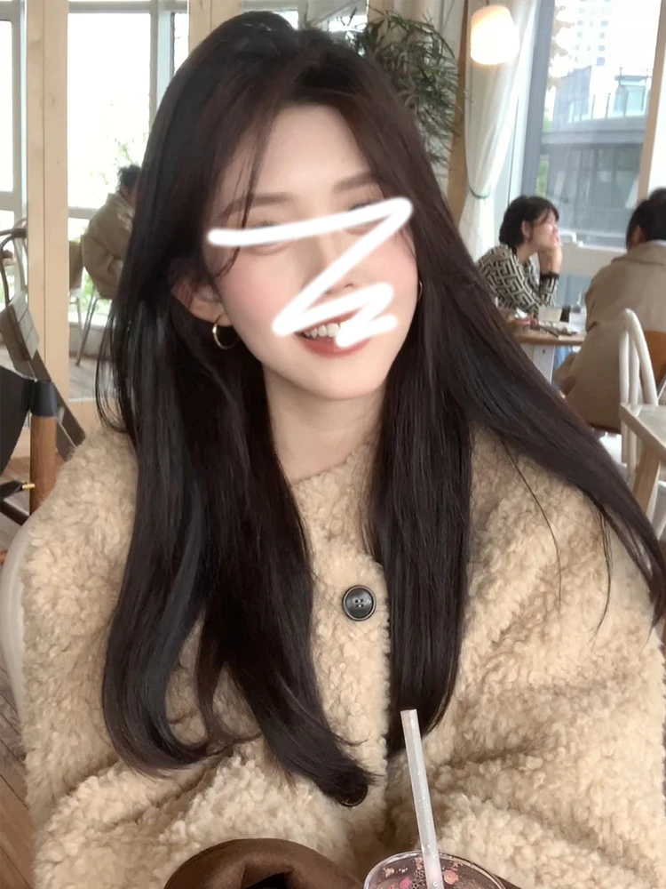 

Корейская утепленная куртка из овечьего меха для женщин, осенне-зимняя новинка, премиум-класс, с легким ароматом, ветрозащитная.