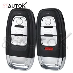 Car Replacement Key Shell Car Key for Audi Quattro Q5 Q7 A6 A8 A4L A3 A4 A5 A6 A8 Car Remote Key Shell Case Fob 3/4 Buttons