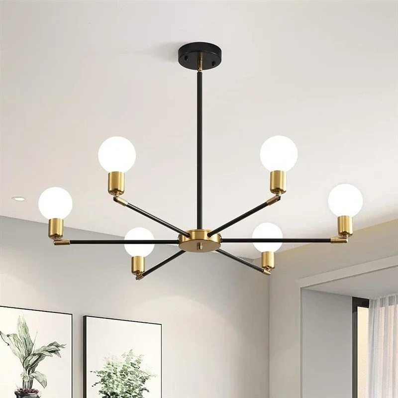 Simple LED Ceiling Chandelier Modern Hanging Lamp for Dining Living Room Bedroom Restaurant Home Decor Indoor Lighting Fixture