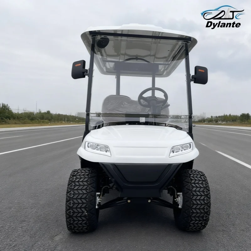 Factory Supply Beautiful Electric Golf Cart 30% Max Driving Slope Electric Car 4 Passenger Street Legal Dedicated To Attractions